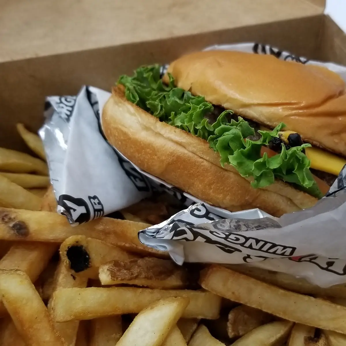 Bacon Cheeseburger and Fries