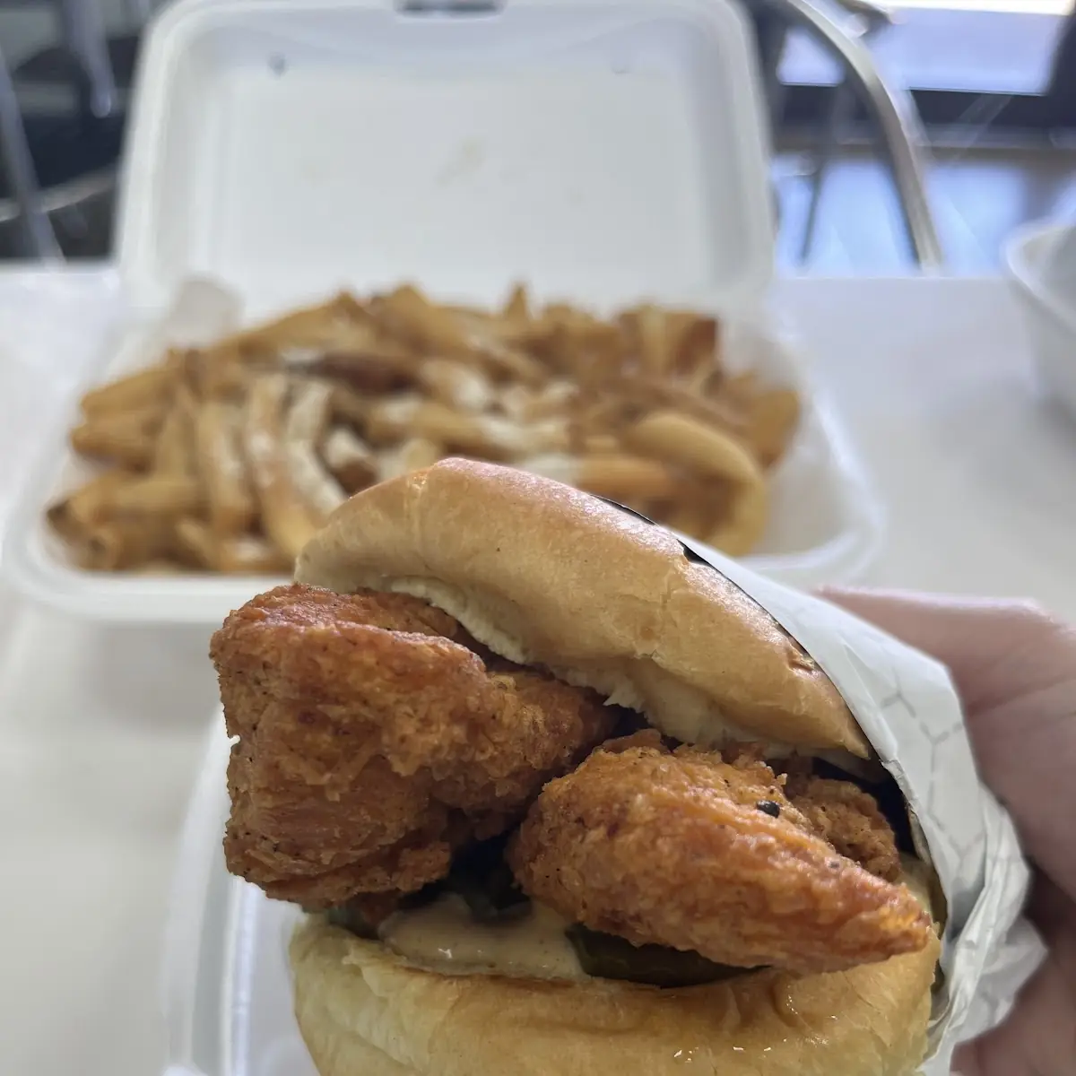 Fried Chicken Burger