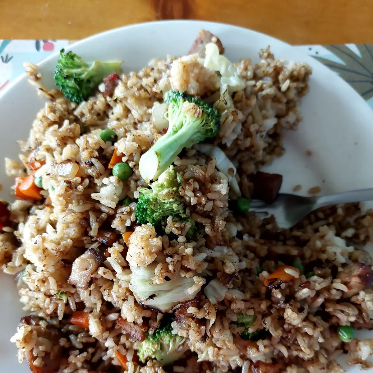 Veggie Pork Fried Rice