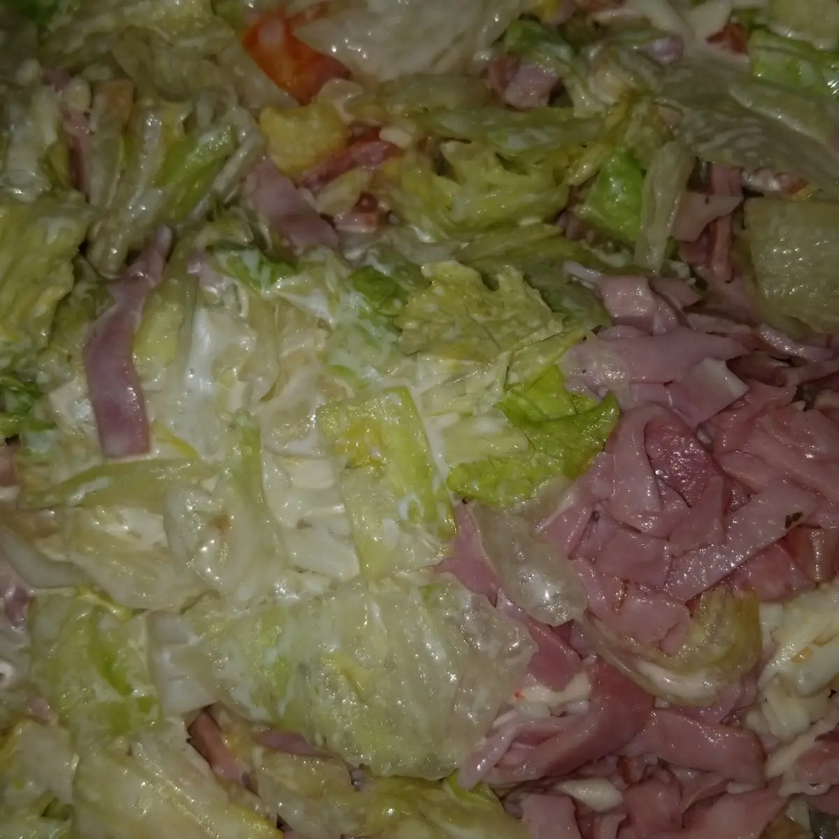 Chef's Salad with Ranch Dressing