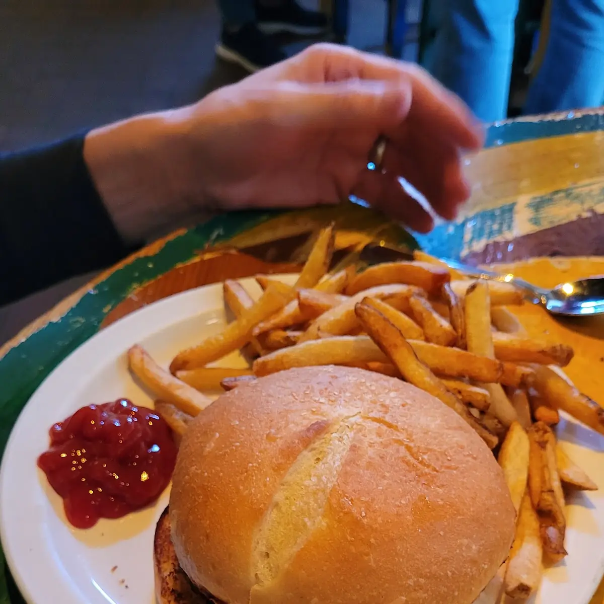 Burger with Fries