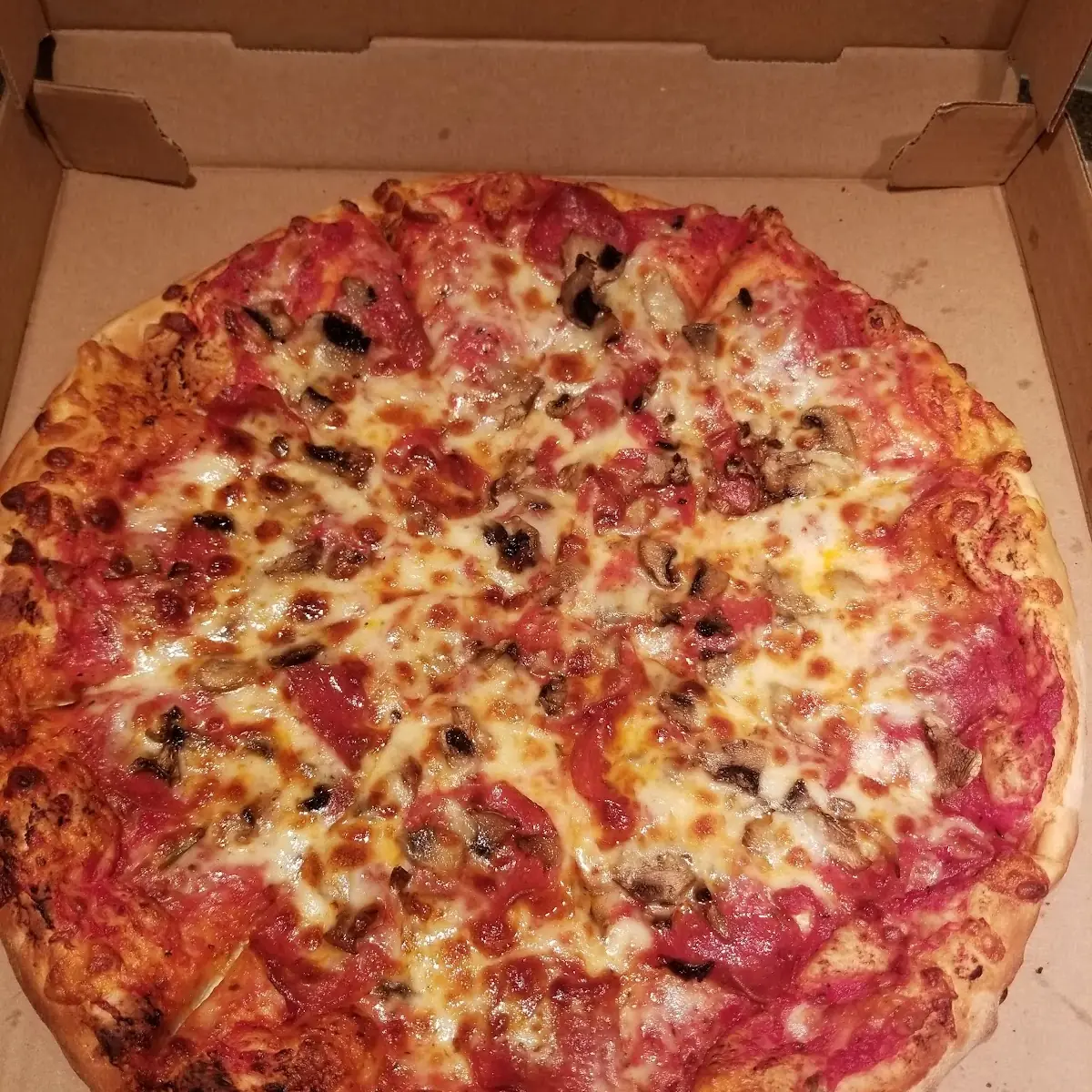 Pepperoni Mushroom Pizza