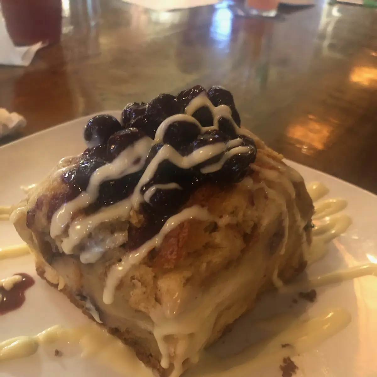 Blueberry Bread Pudding