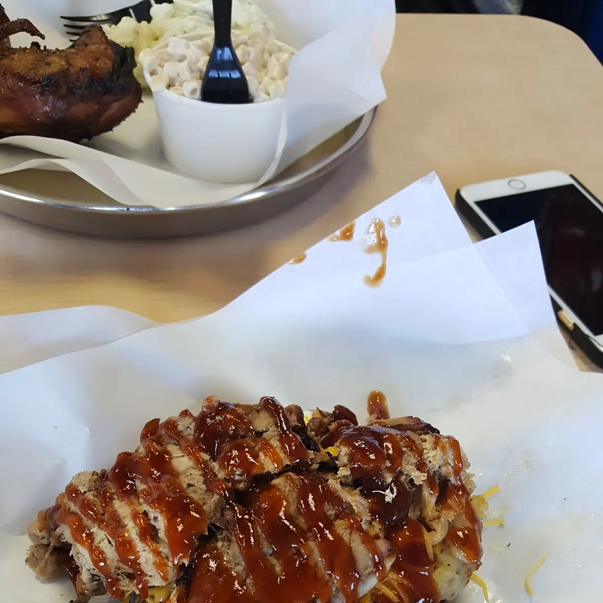 Loaded Pull Pork Baked Potato