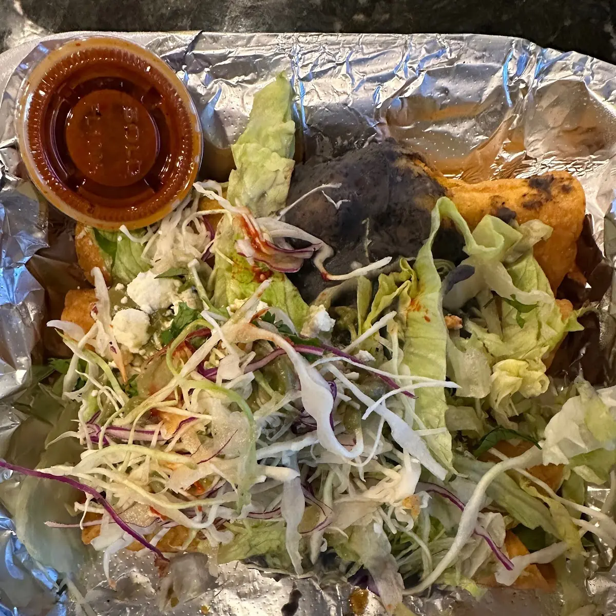 # 8 Tacos Dorados / # 8 Golden Brown Tacos