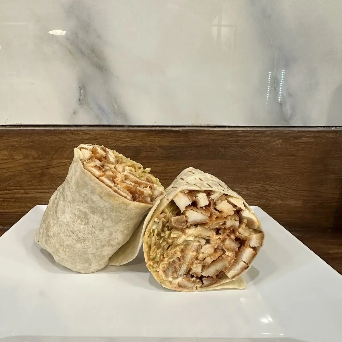 Fried Chicken Caesar Wrap