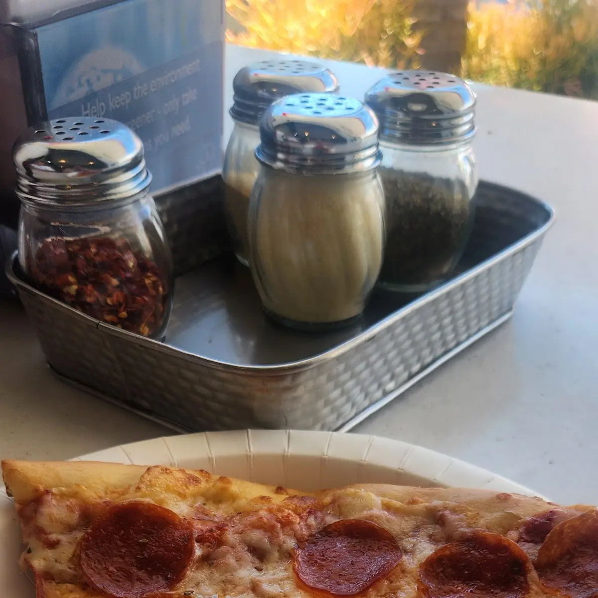 Pepperoni Pizza Slices Are Huge