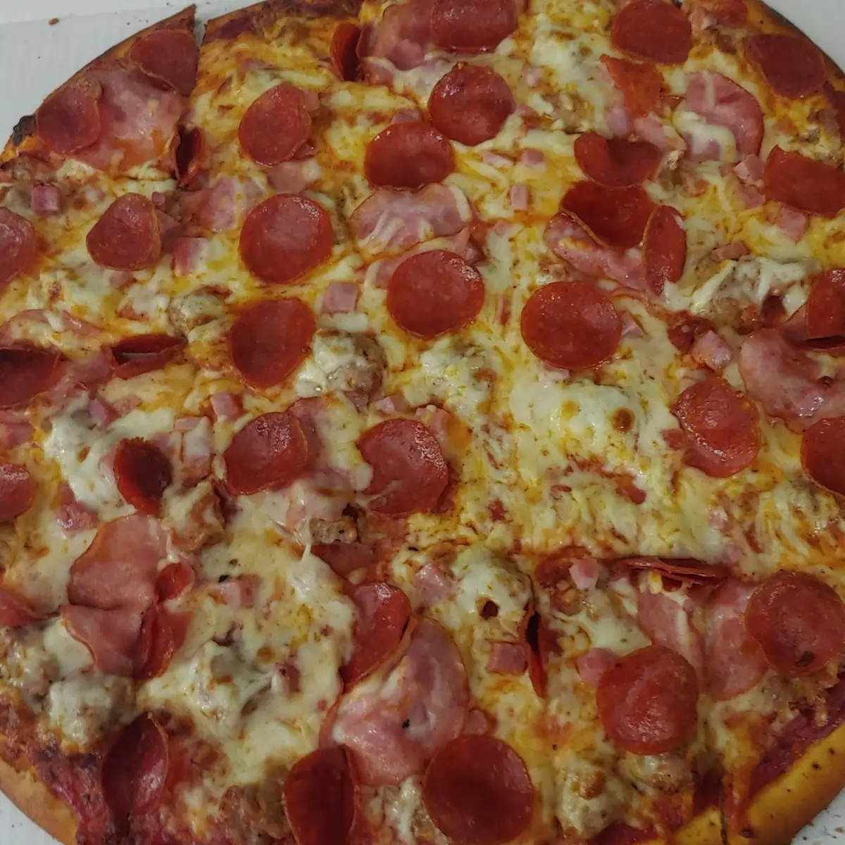 Thin Crust Meat Lovers Pizza