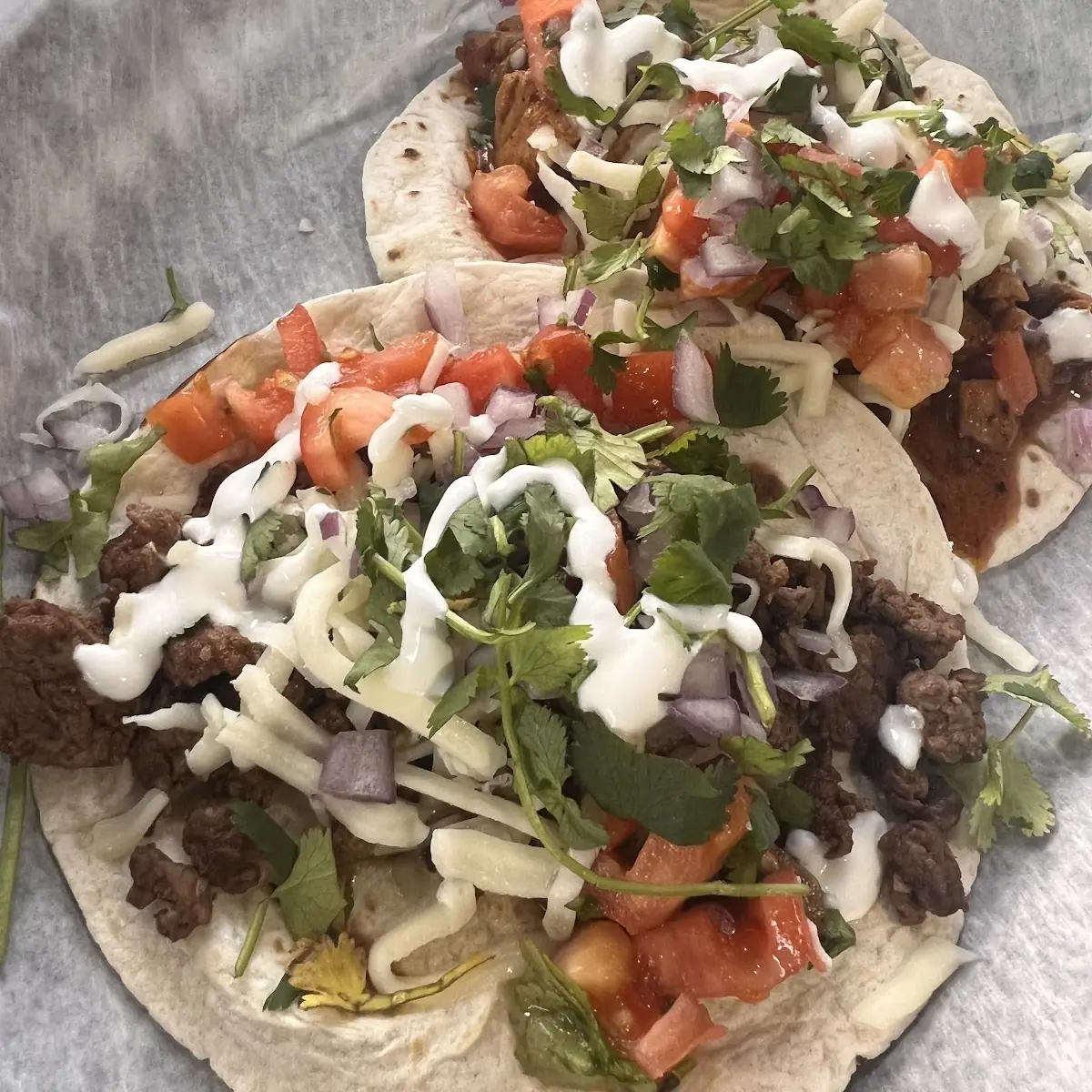 Steak Chicken Tacos