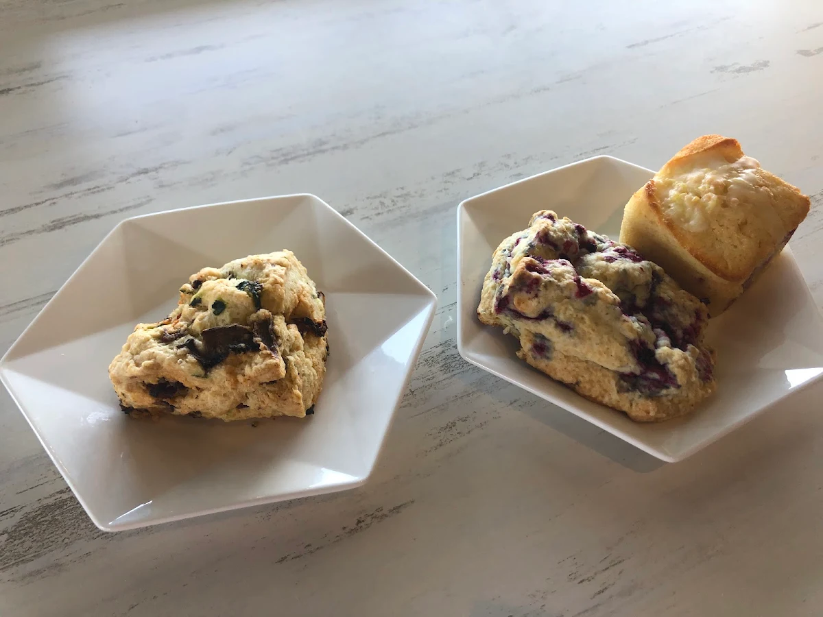 Raspberry White Chocolate Scone