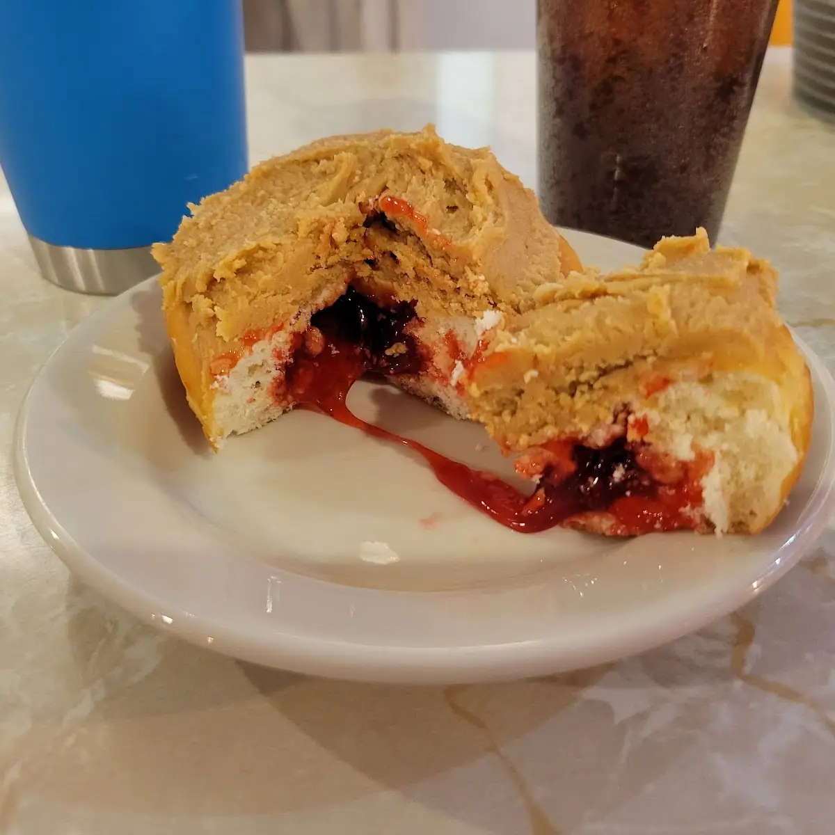 Peanut Butter and Jelly Bismarck