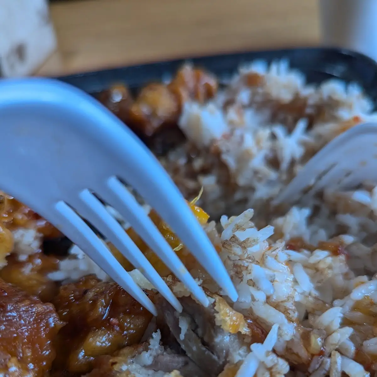 Orange Chicken with White Rice