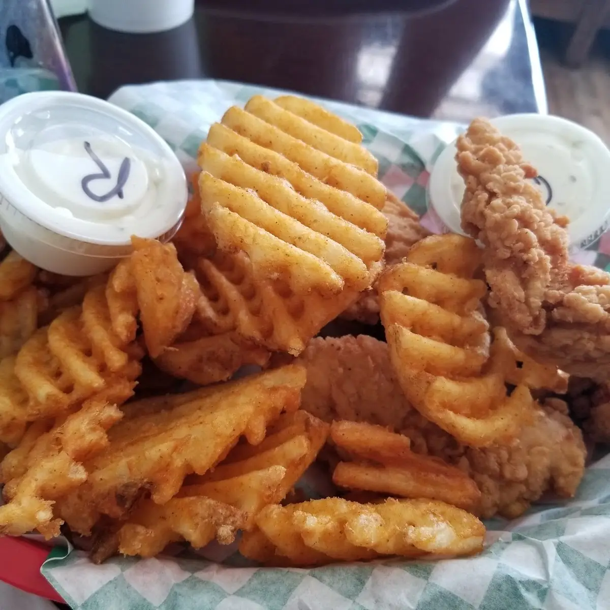 Seasoned Waffle Fries
