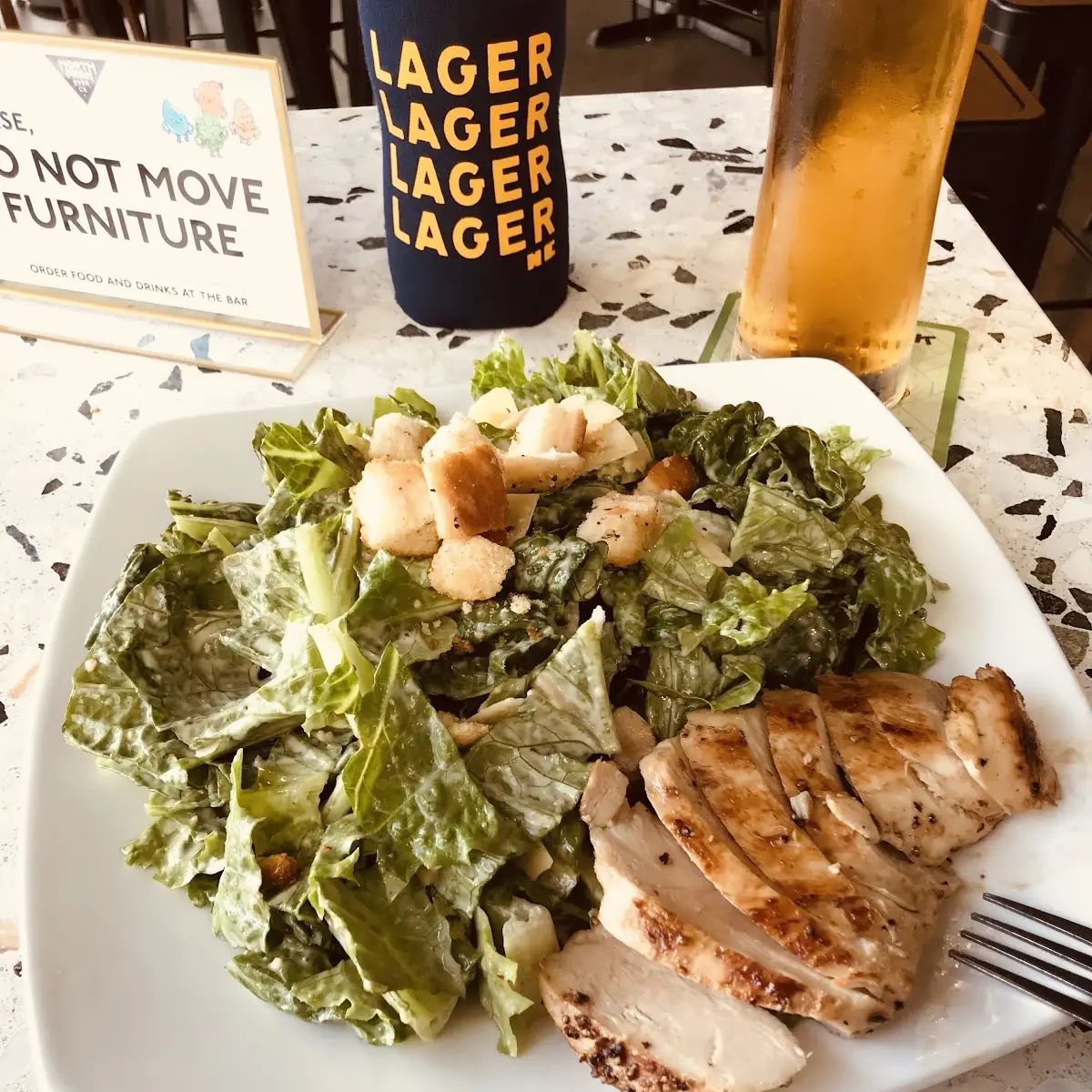 Caesar Salad with Grilled Chicken