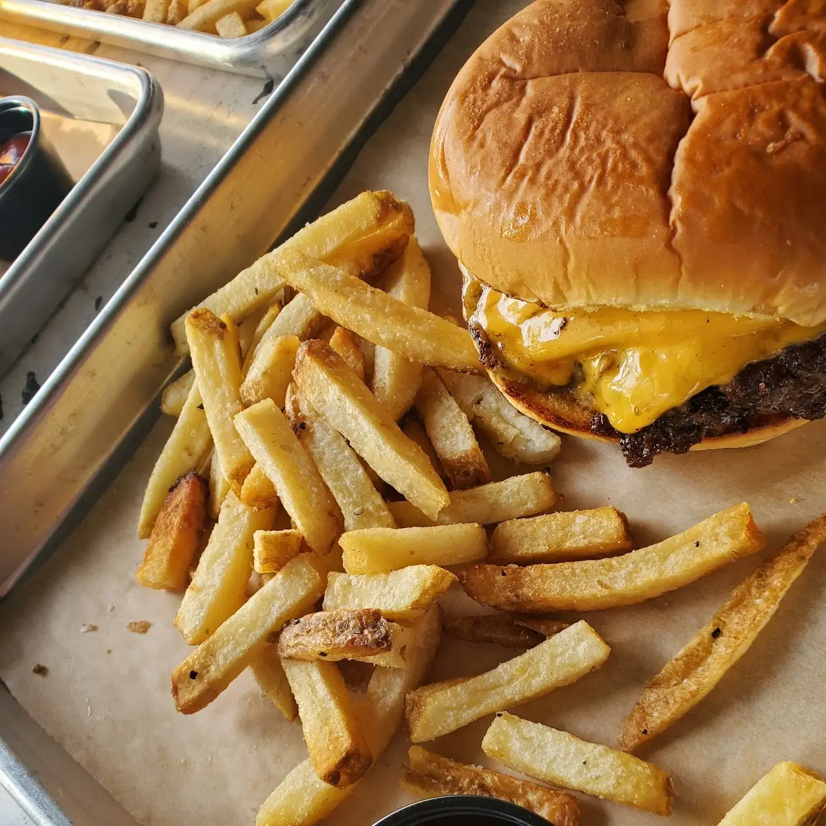 Kids Smash Burger and Side