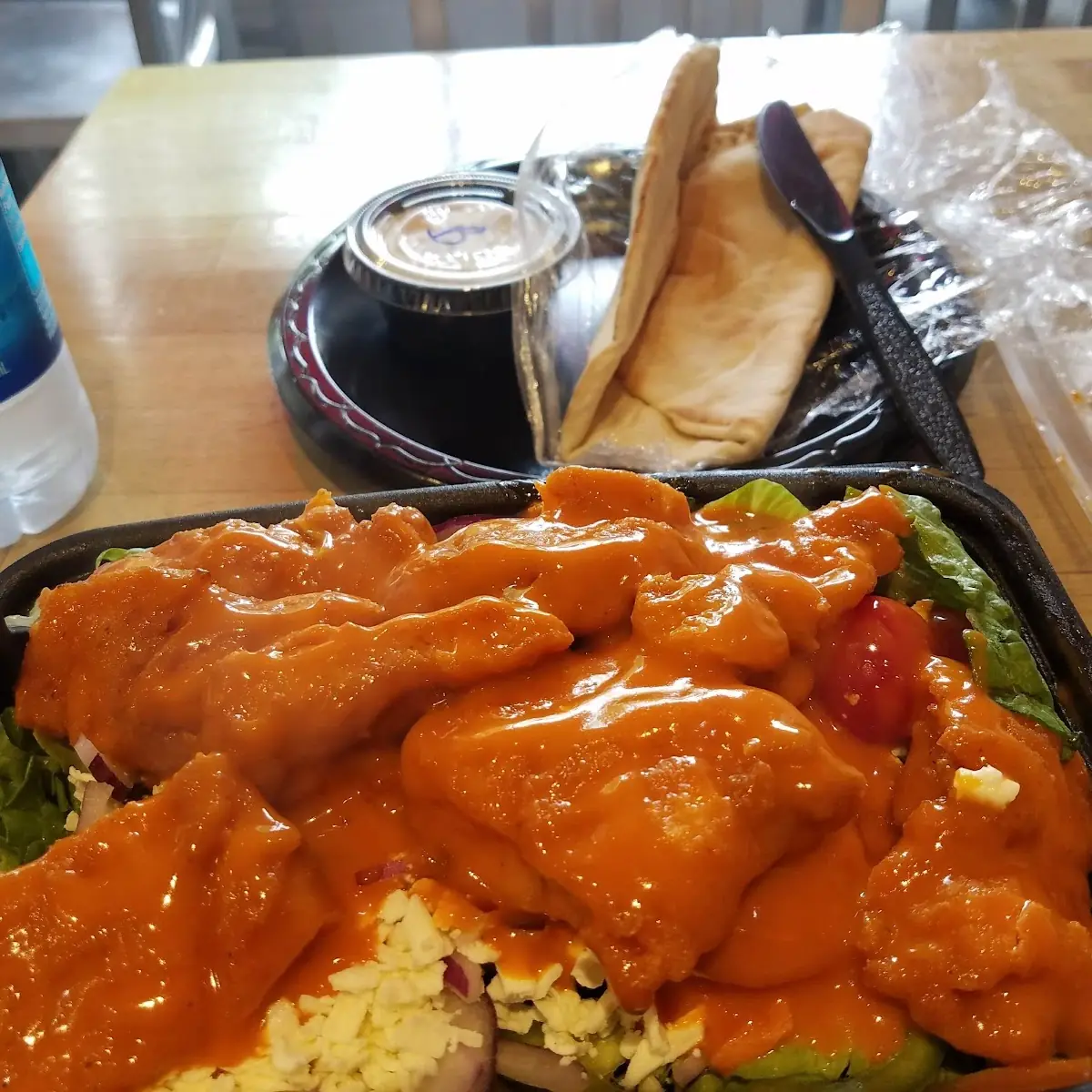 Caesar Salad Wrap with Chicken Tenders Wrap
