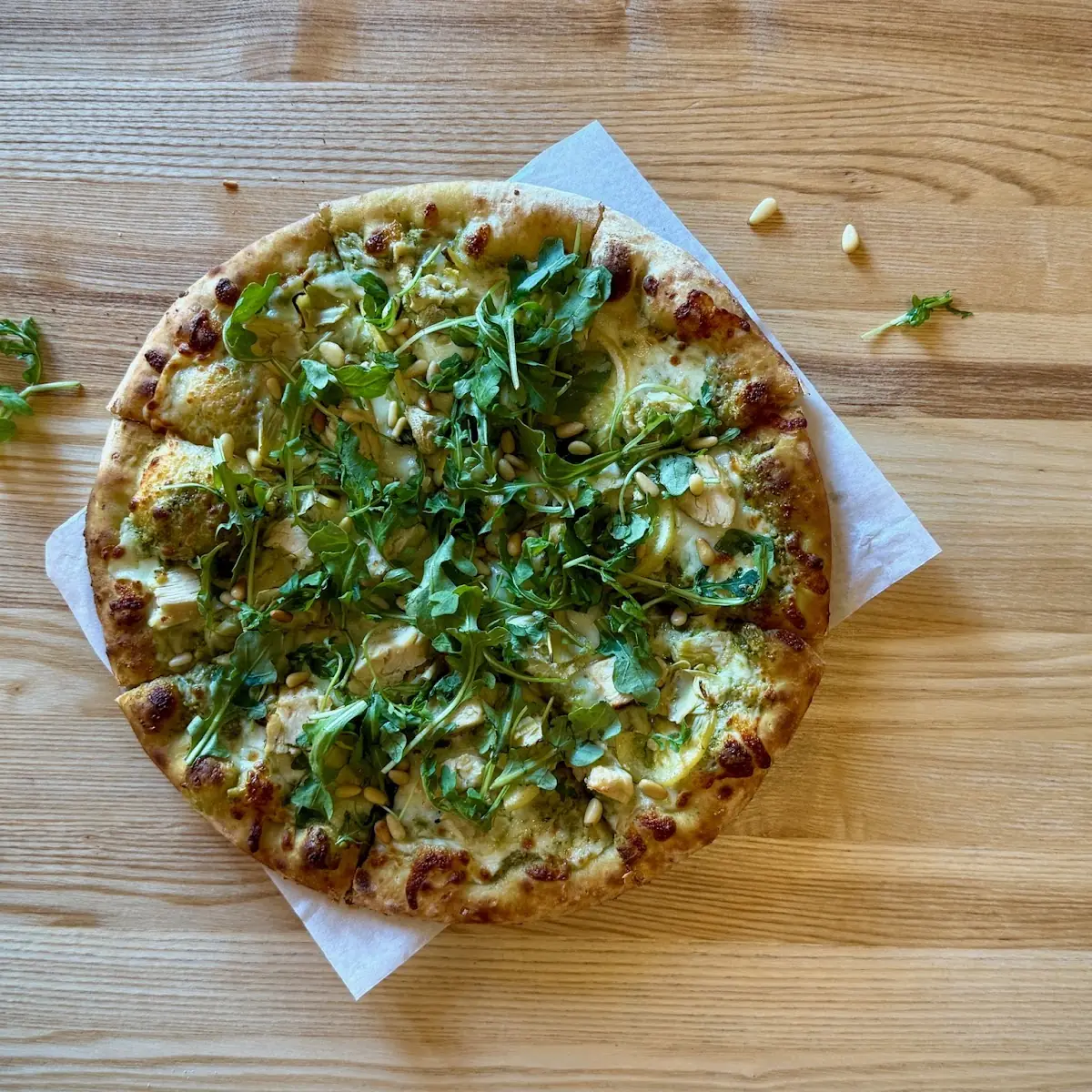 Lemon Pesto Chicken Pizza