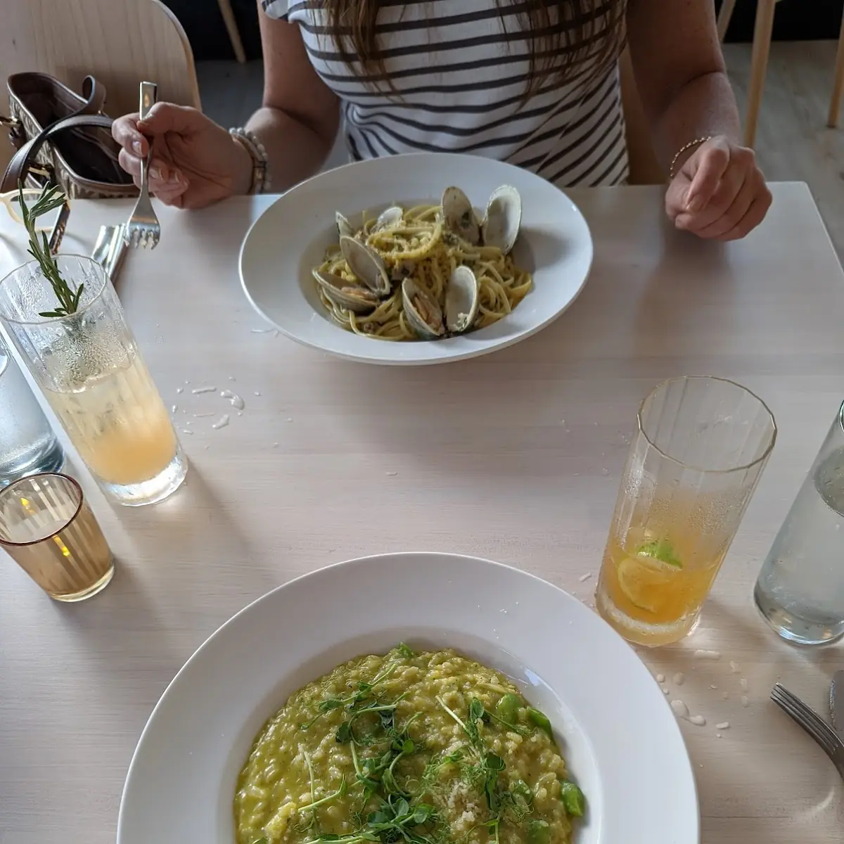 Snap Pea Risotto