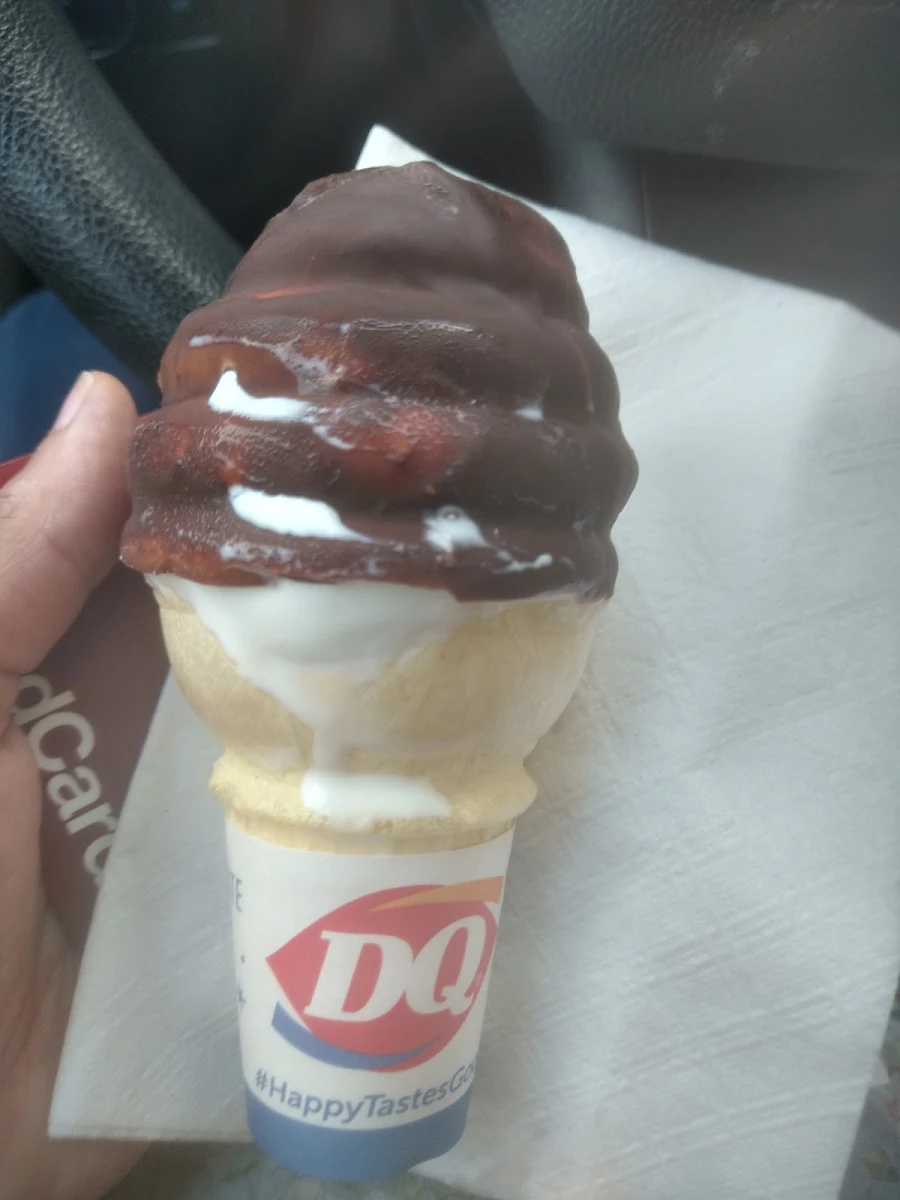 Chocolate Dipped Ice Cream Cone