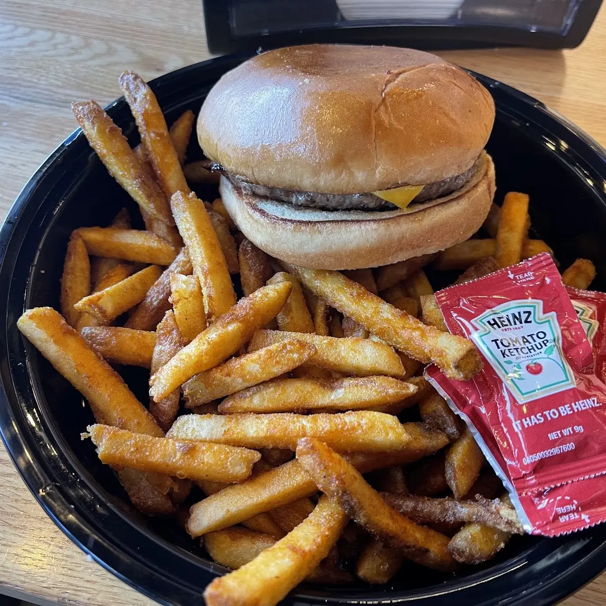 Kids Cheeseburger and Fries