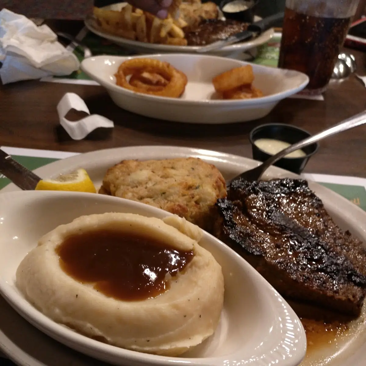 Steak and Crab Cakes