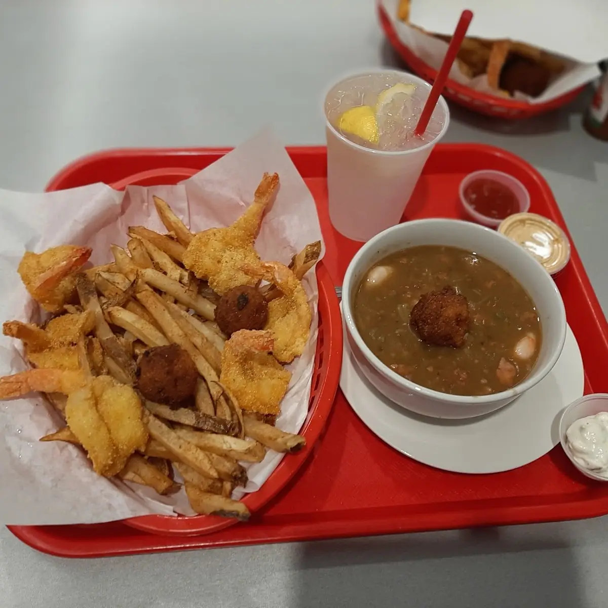 Fried Shrimp & Gumbo