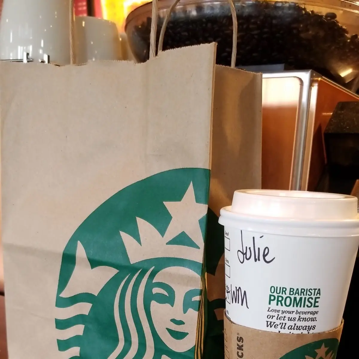 White Mocha Frappuccino