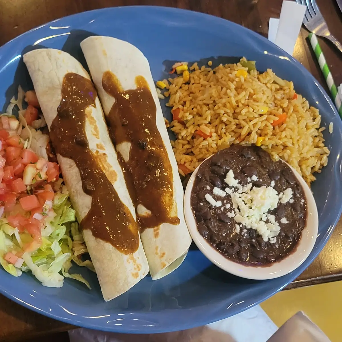Grilled Burrito Platter