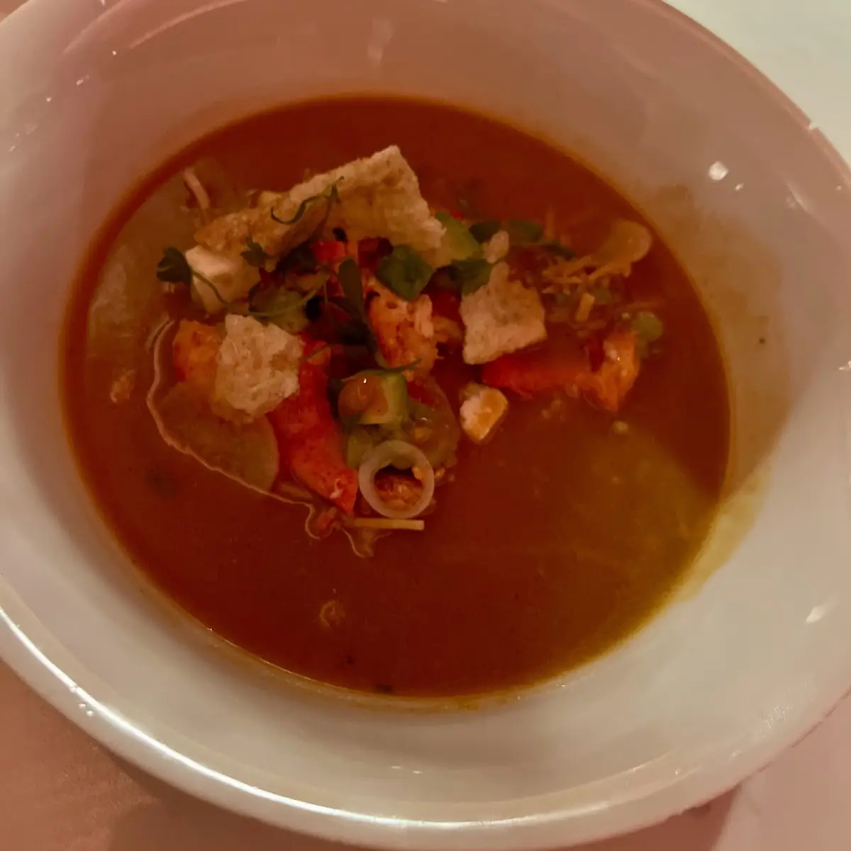 Tortilla Lobster Bisque