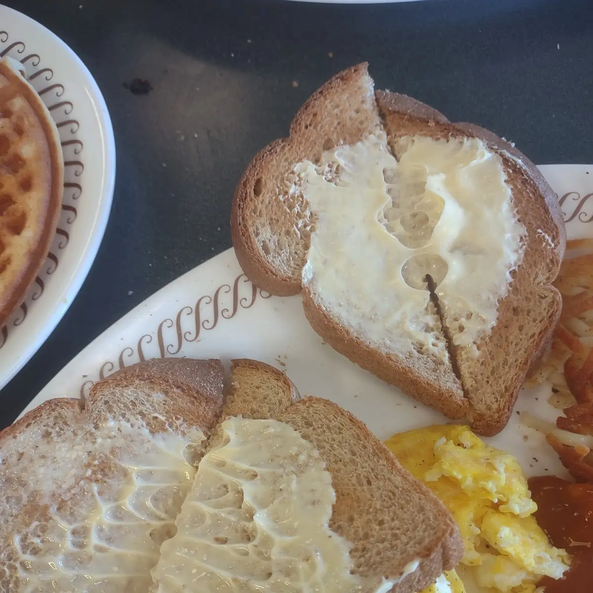 Cheese N' Eggs with Raisin Toast