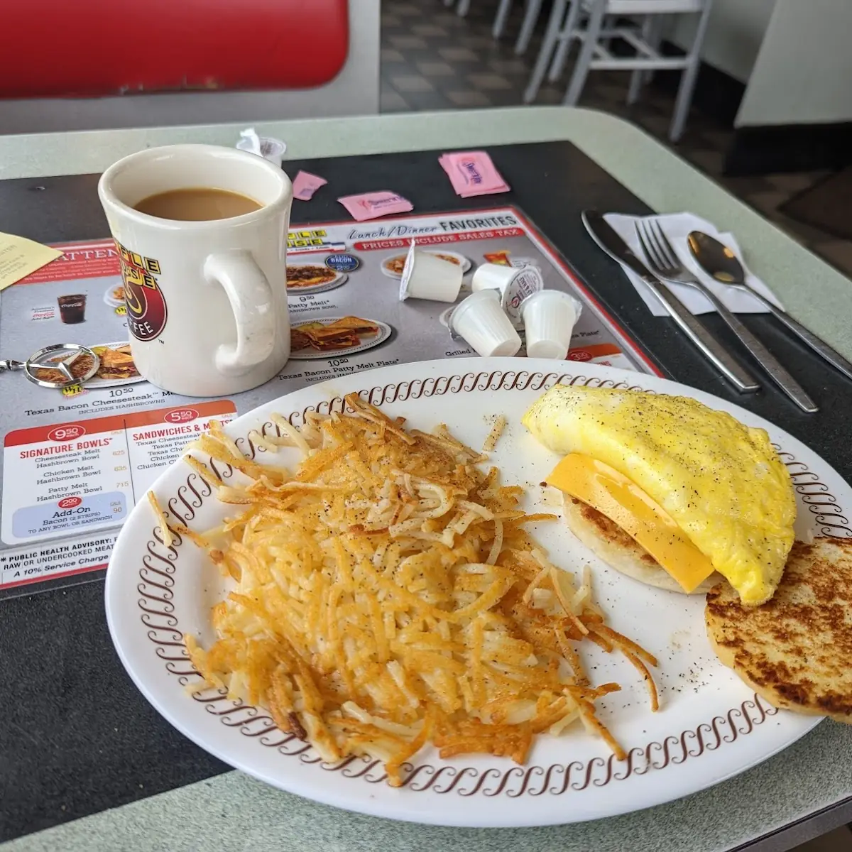 Egg and Sausage Biscuit