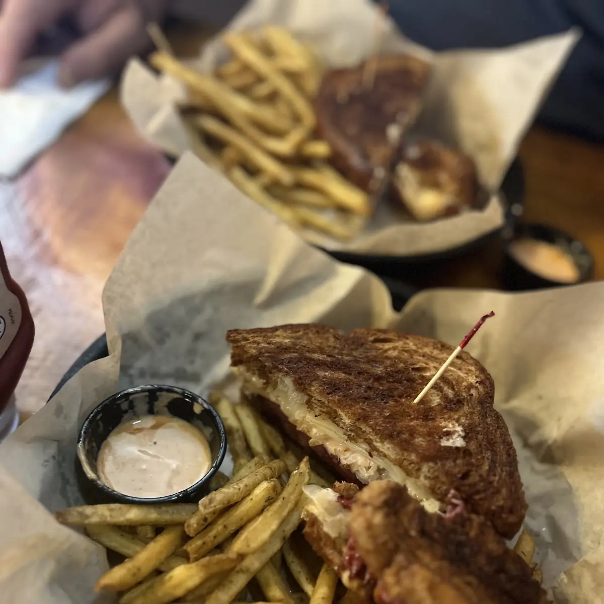 Reuben Sandwich with Fries
