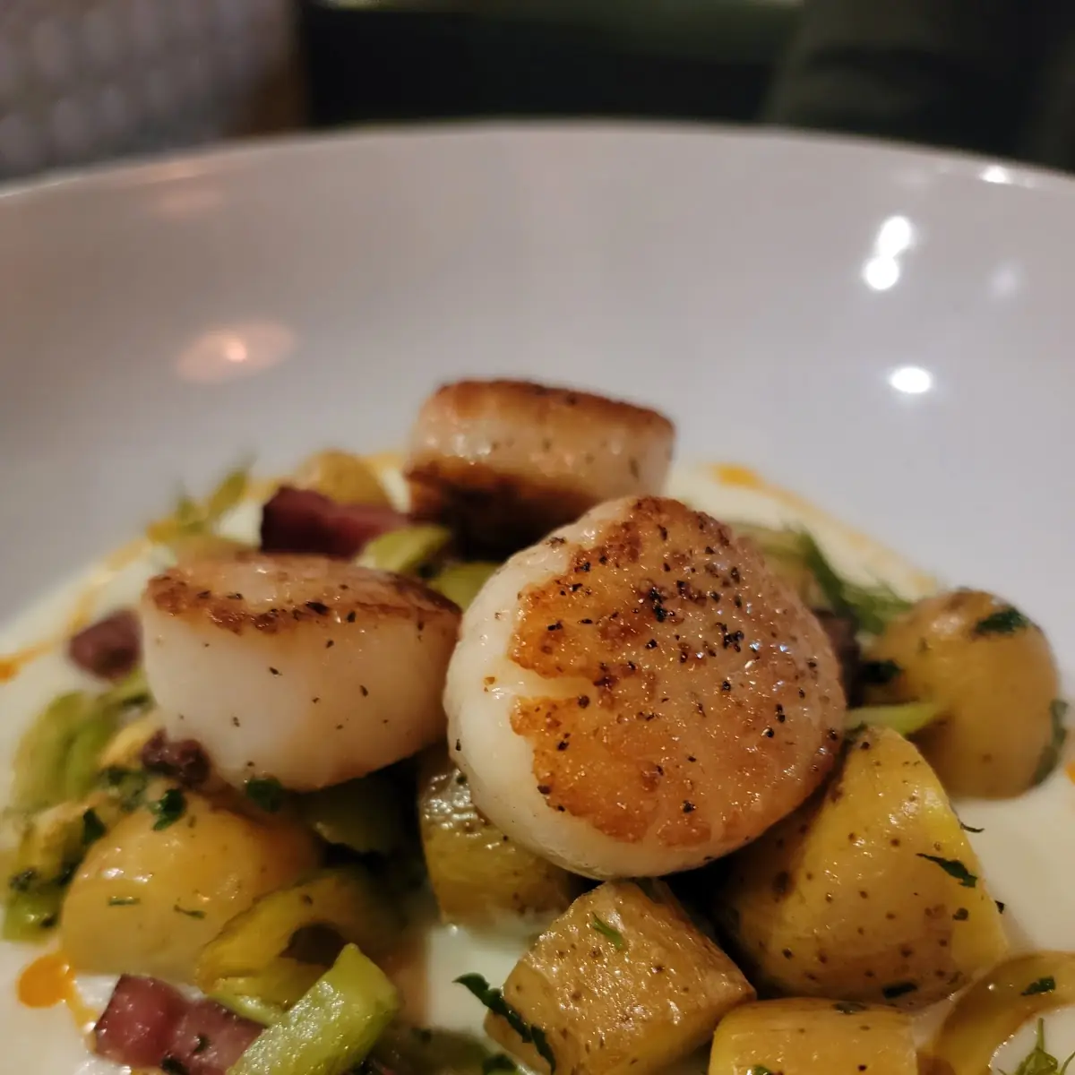 Scallops with Mixed Vegetables