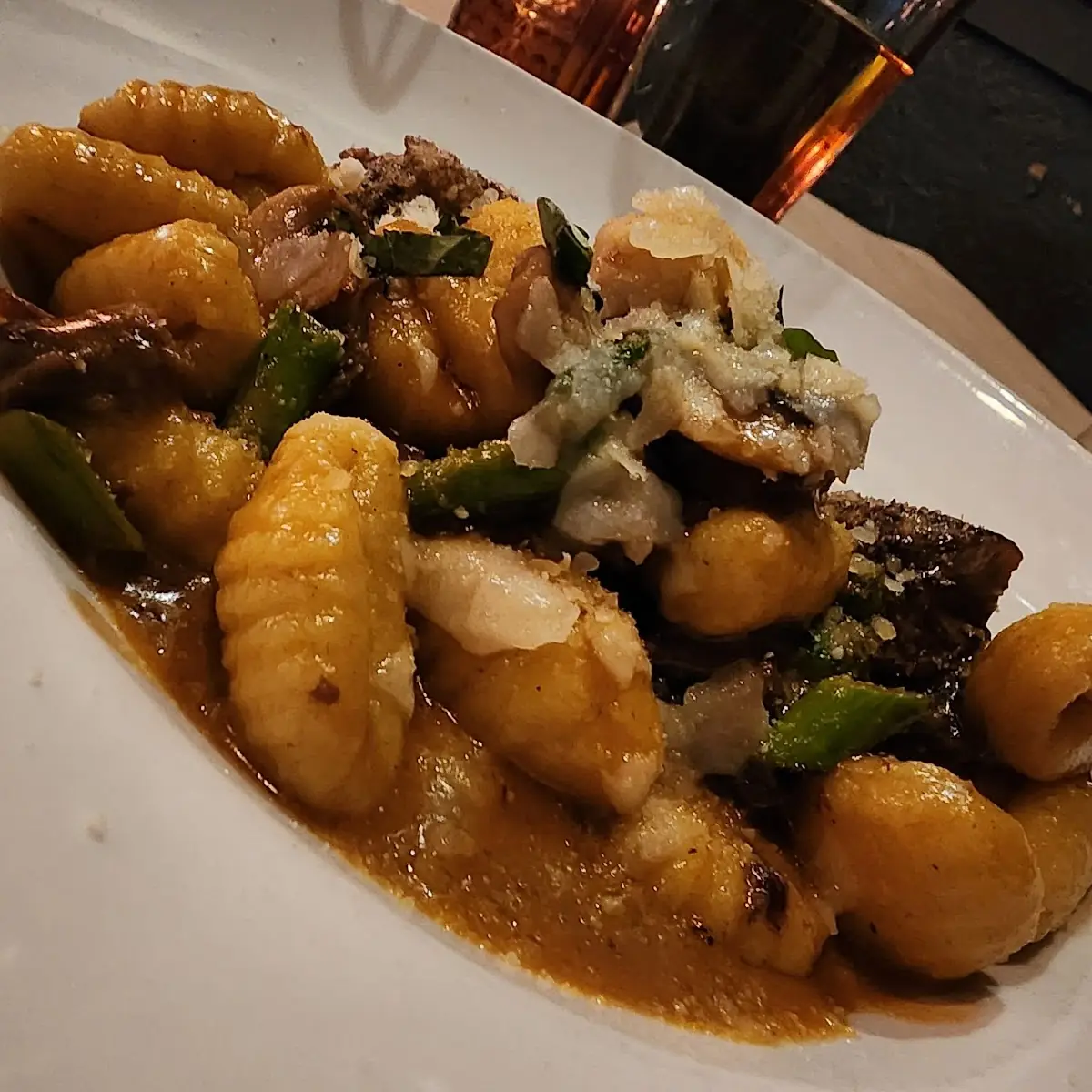 Goat Cheese & Red Pepper Stuffed Gnocchi