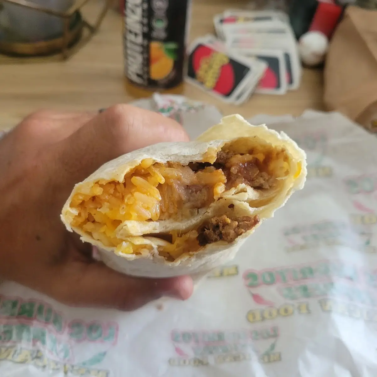 Beans and Cheese Burrito