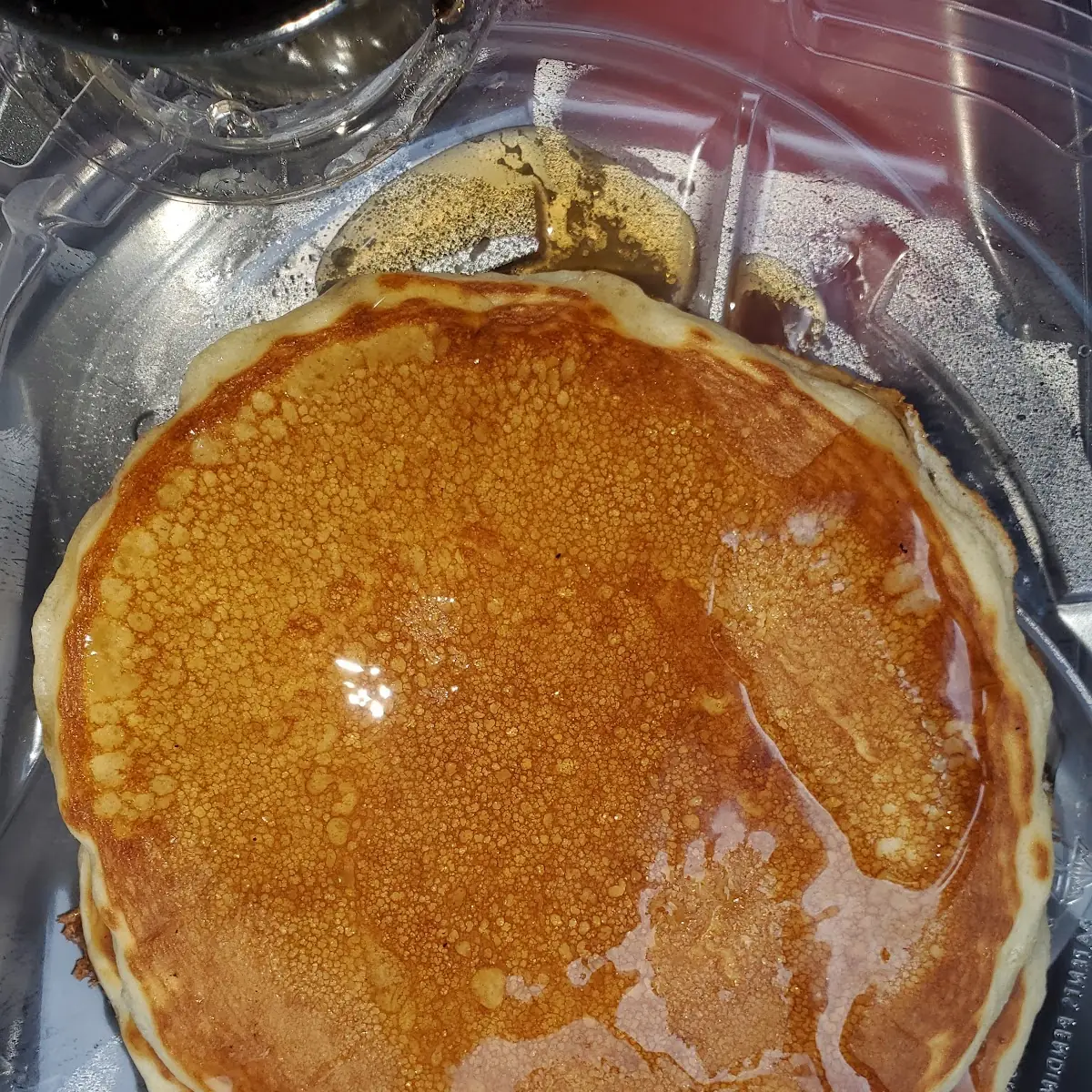 Pancakes Included in Breakfast Sampler Platter