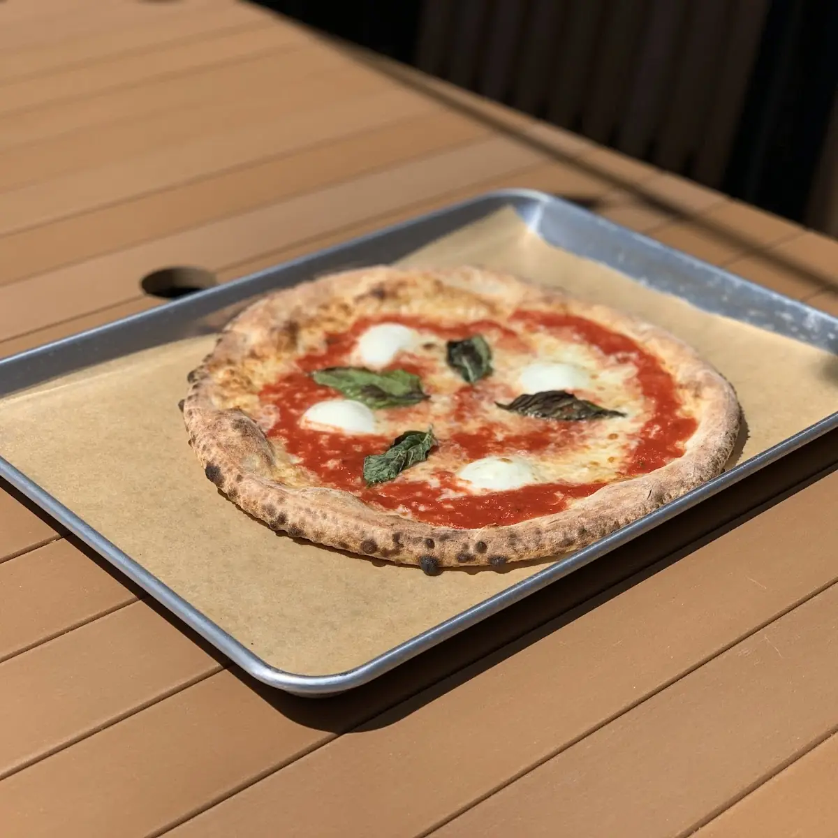 Margherita Pizza with Fresh Basil