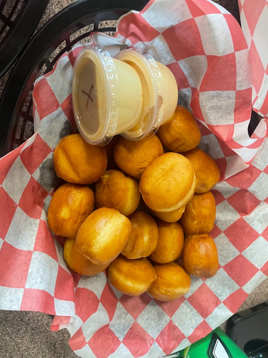 Fried Dough with Dipping Sauce