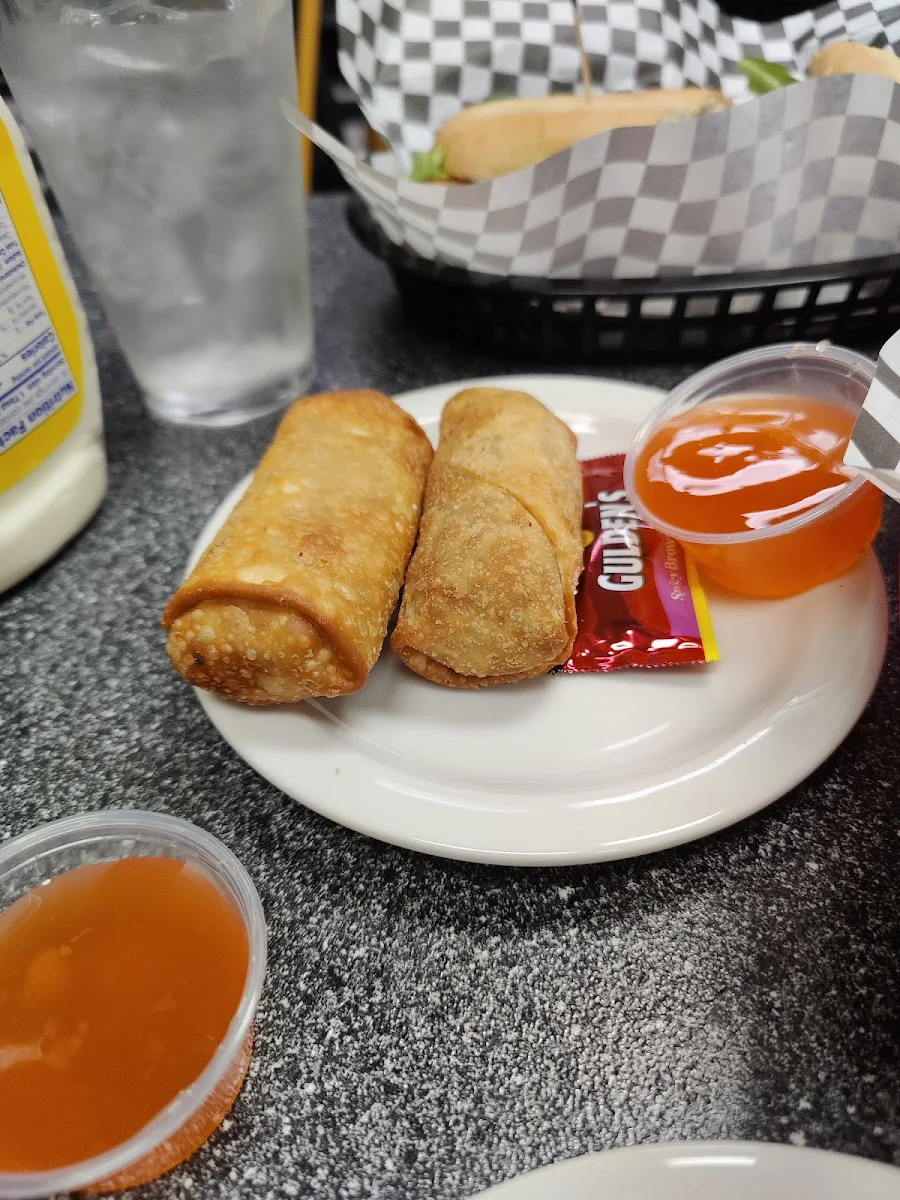 Egg Roll with Duck Sauce