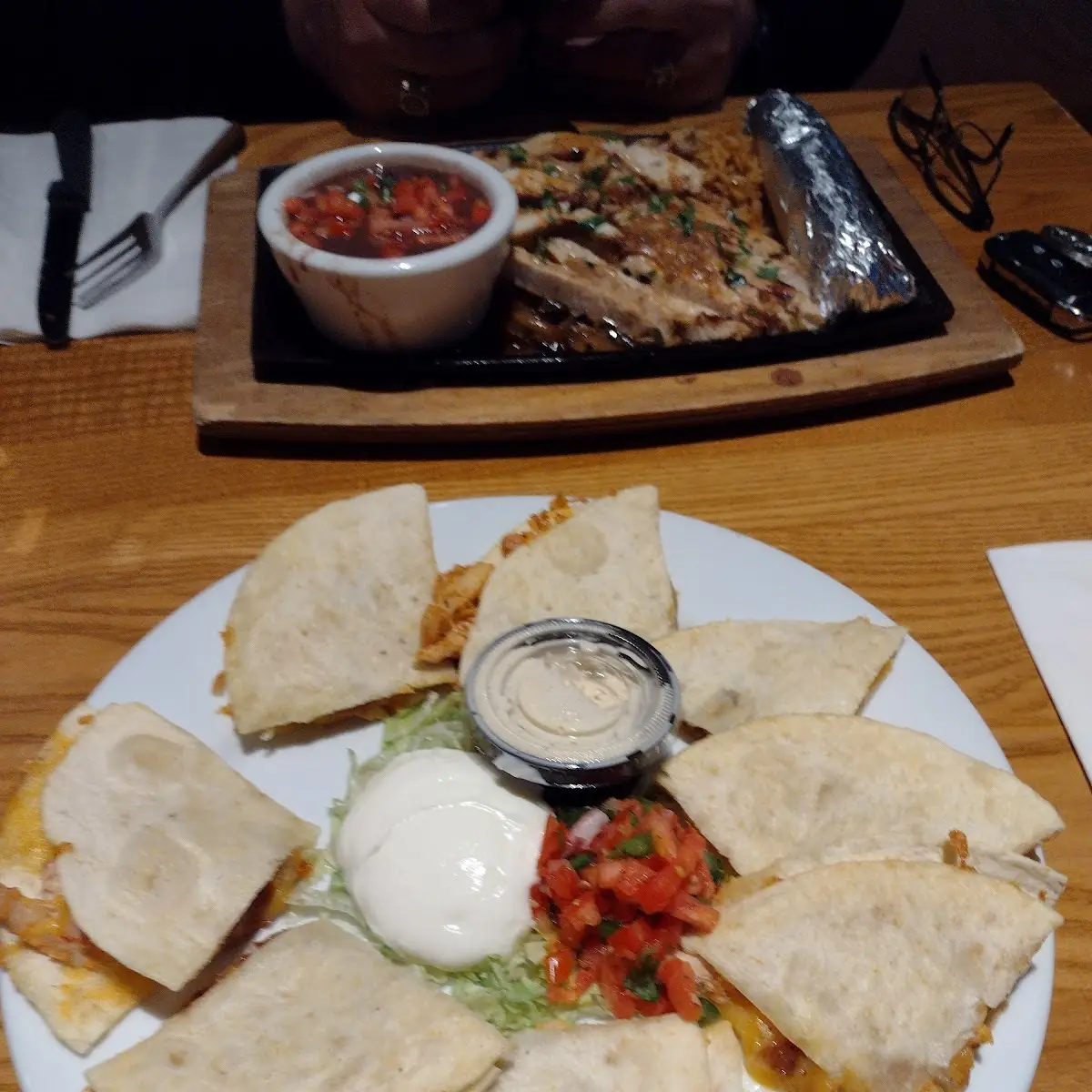 Bacon Ranch Chicken Quesadillas