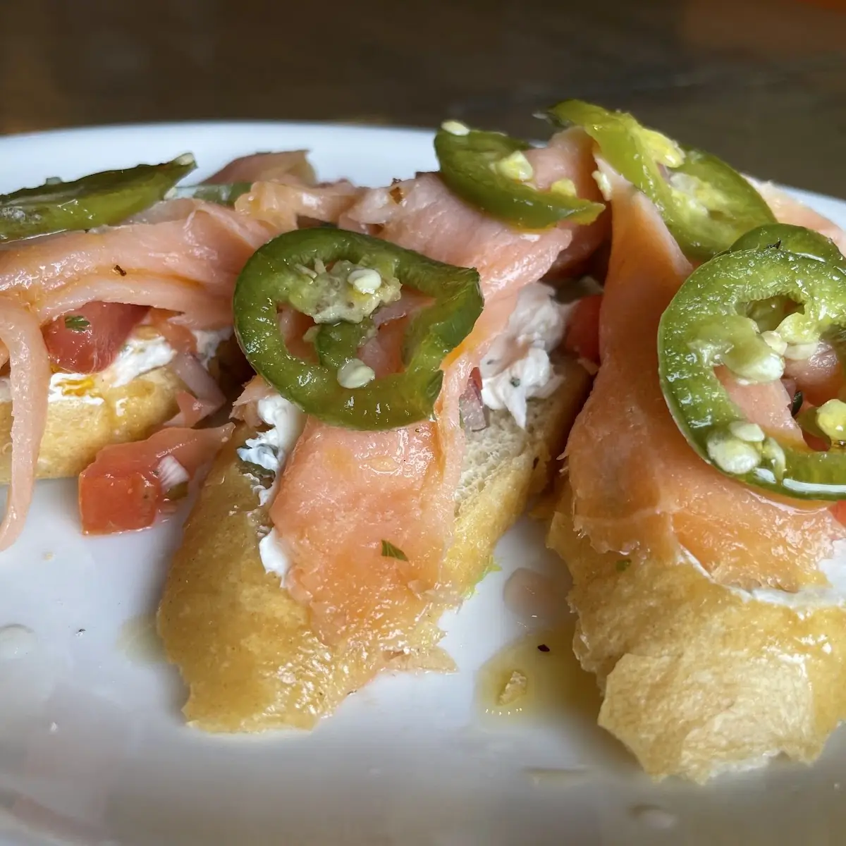 Smoked Salmon Crostini