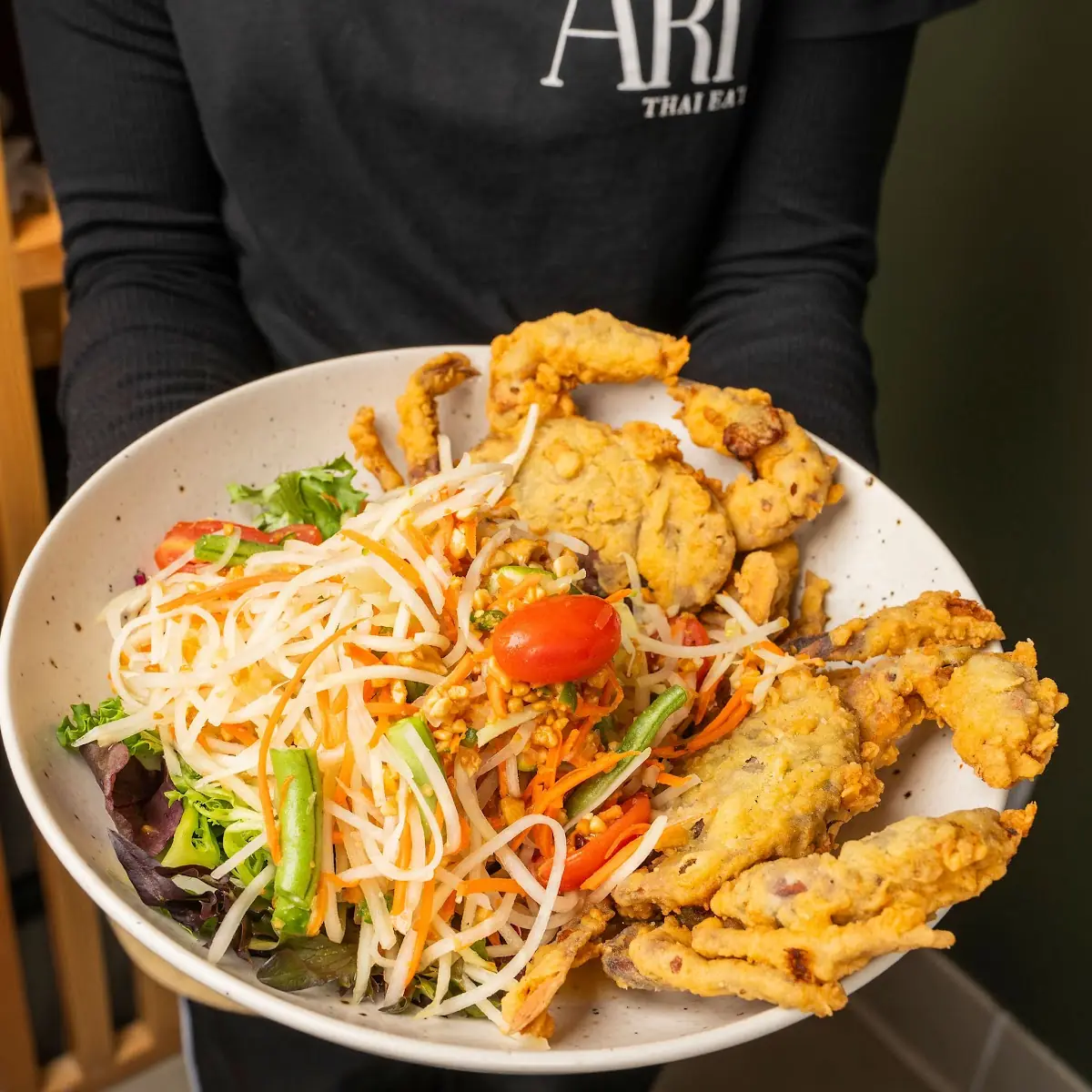 Soft Shell Crab Papaya Salad