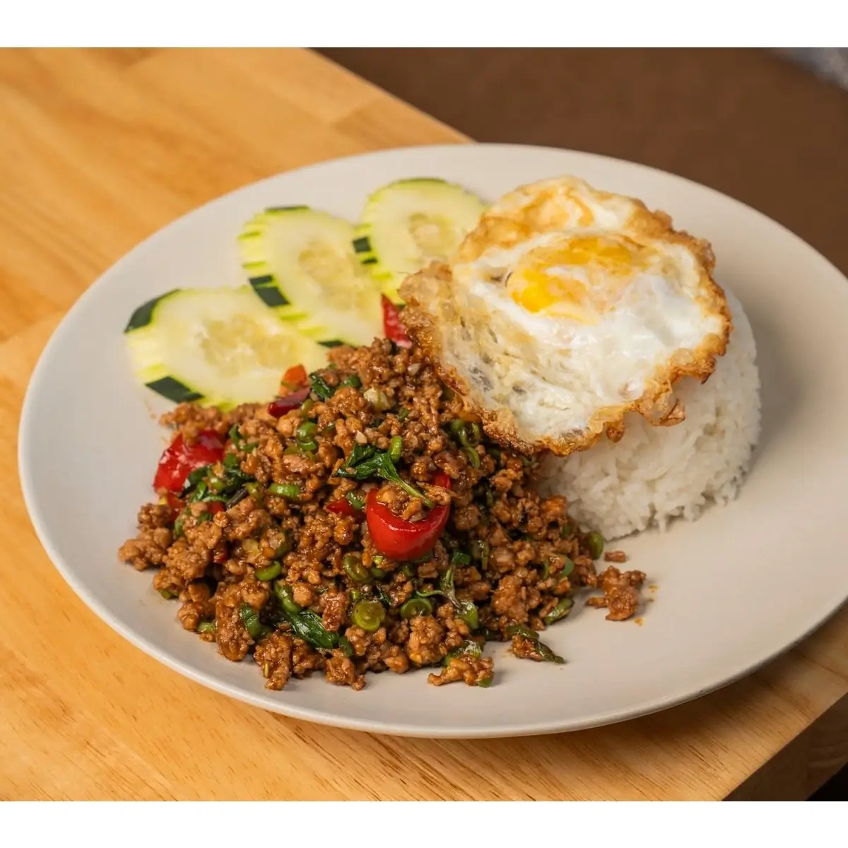 Thai Basil Minced Pork