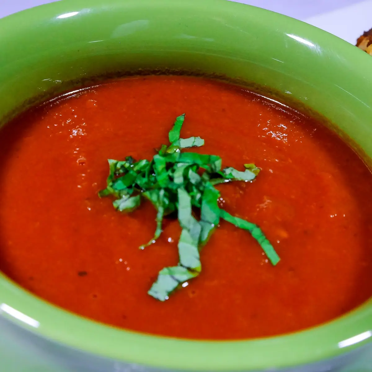 Grilled Cheese & Cup of Tomato Basil Soup