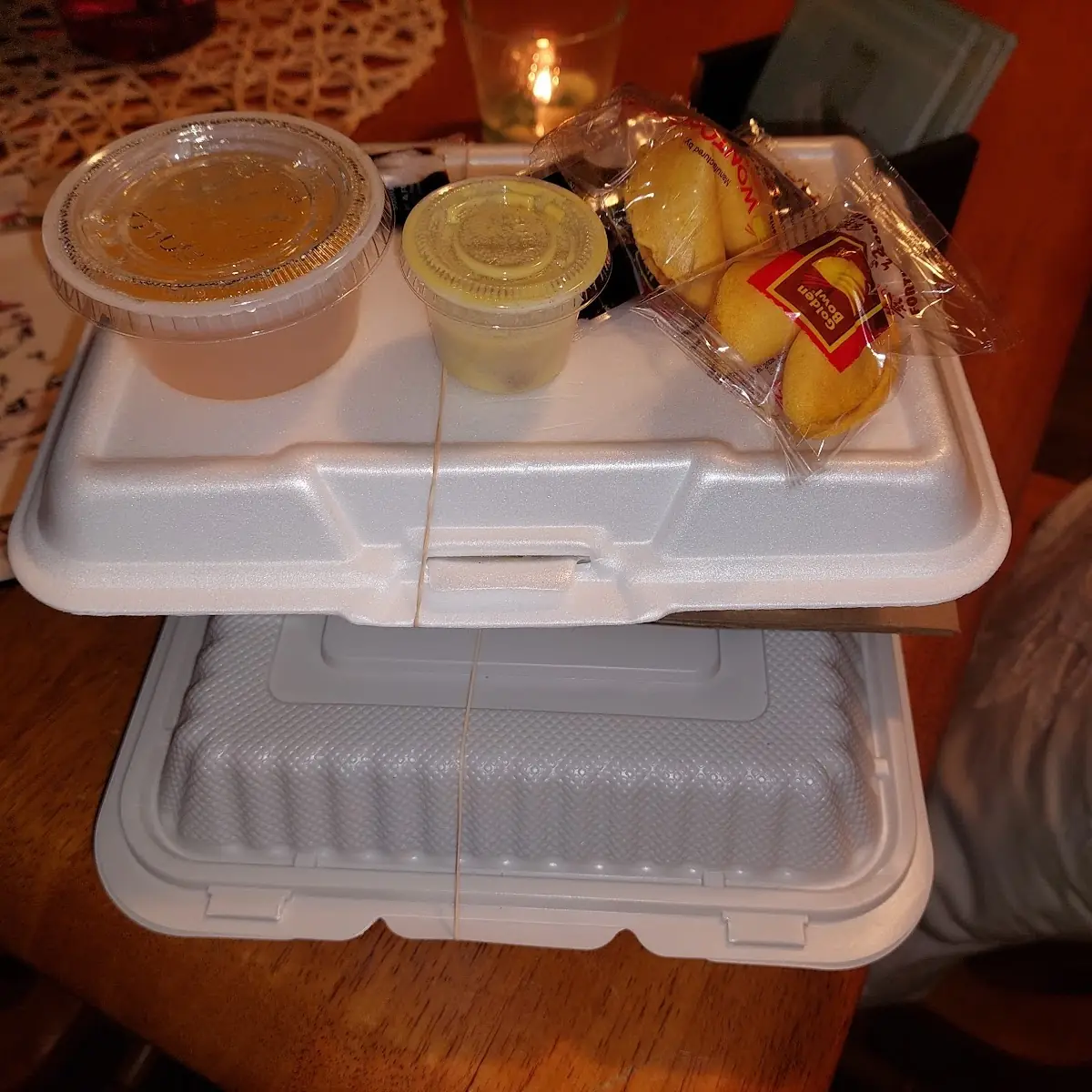 Pu Pu Platter for 1 and Mai Fun Chicken