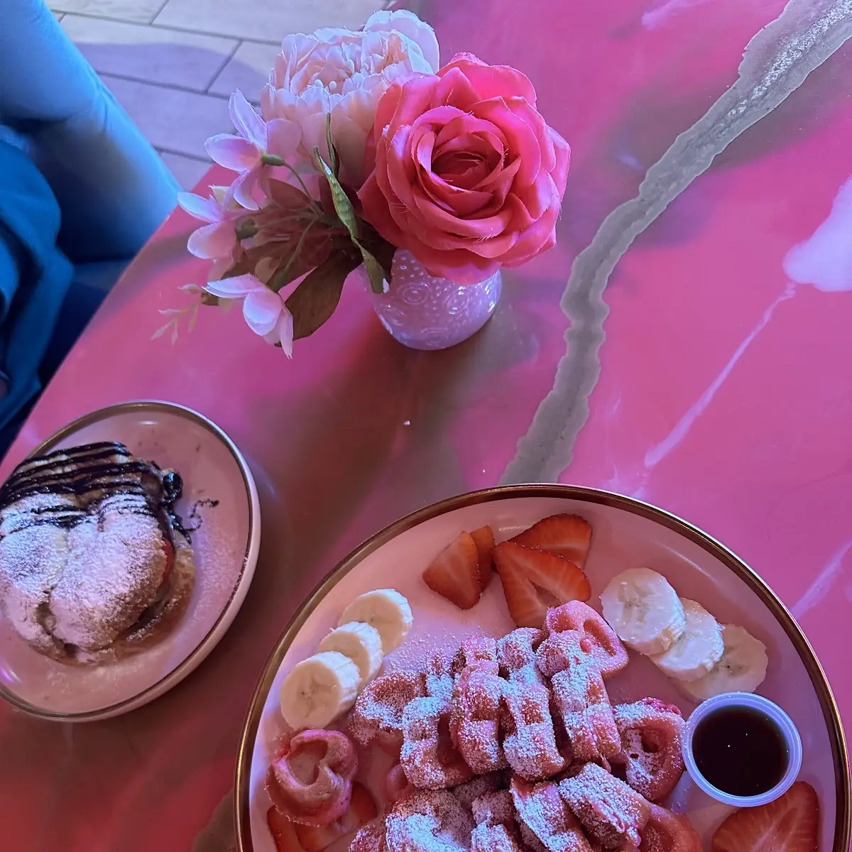 Waffles with Fresh Fruit