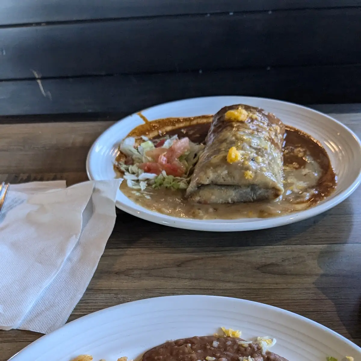 Tostada Rice & Beans