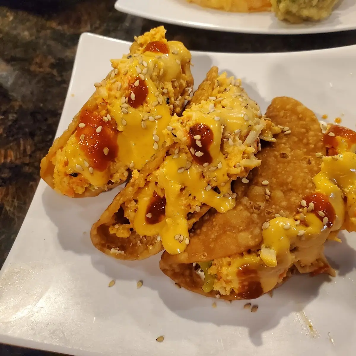 Spicy Crab Sushi Tacos