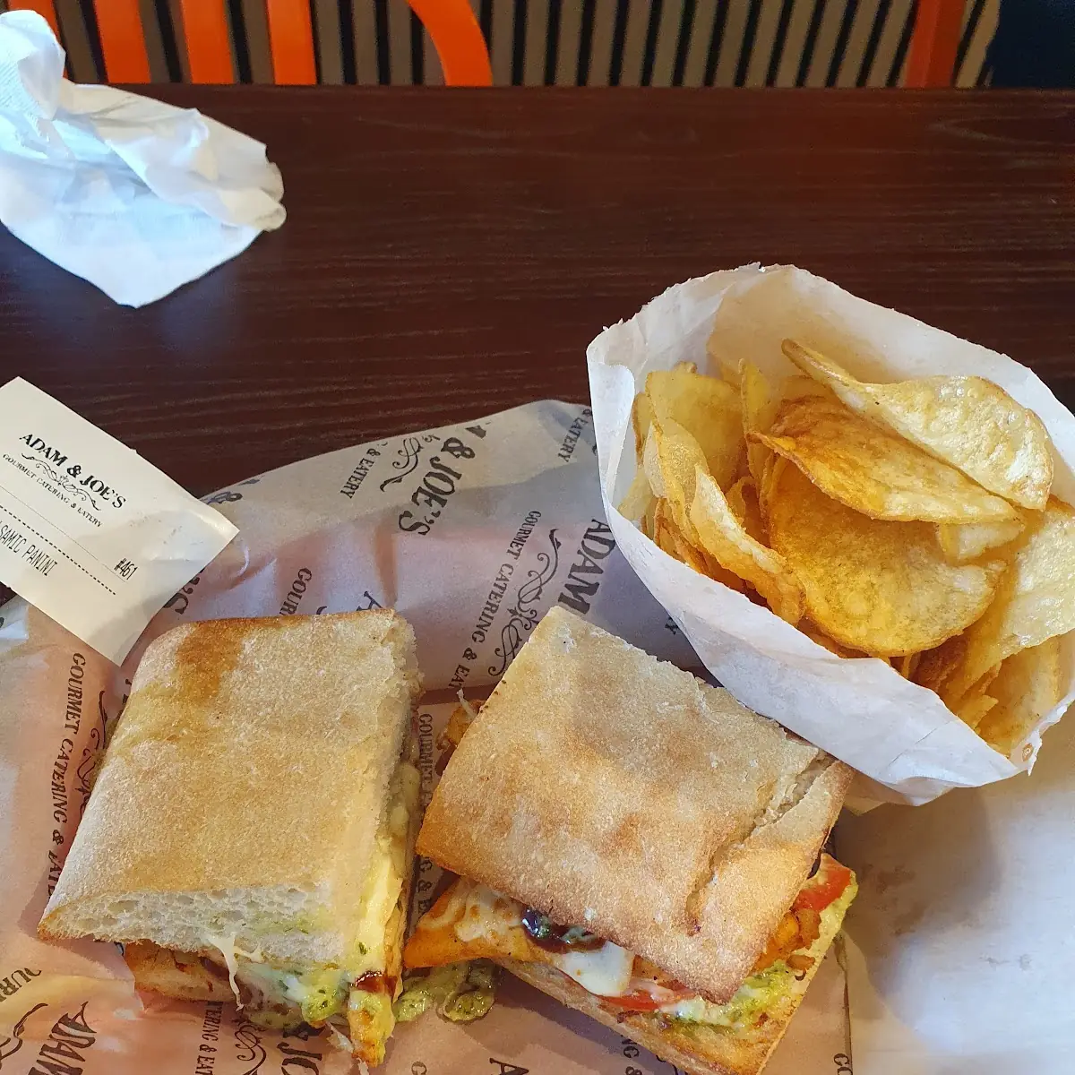Toasted Chicken Pesto