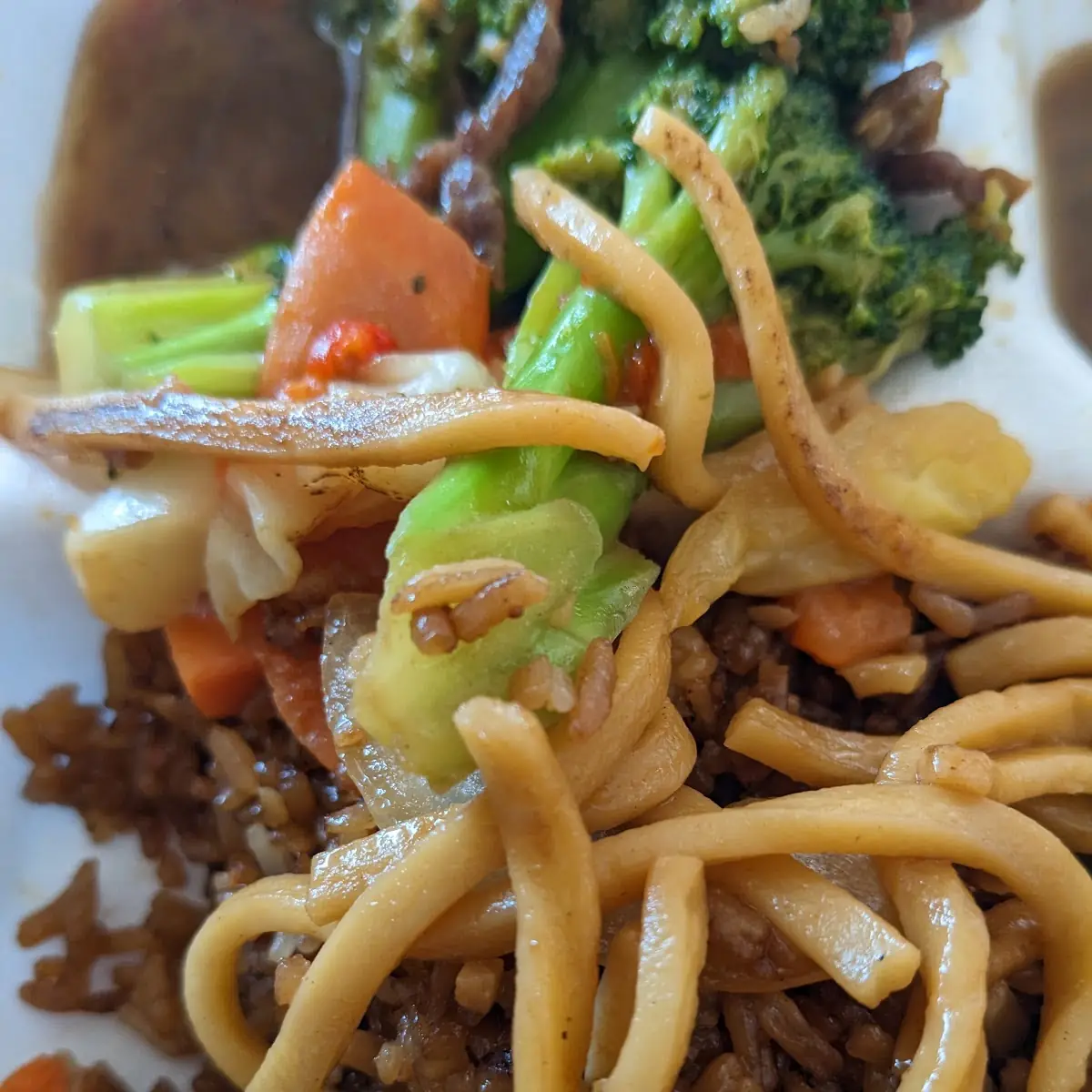 Chow Mein Fried Rice Broccoli & Beef